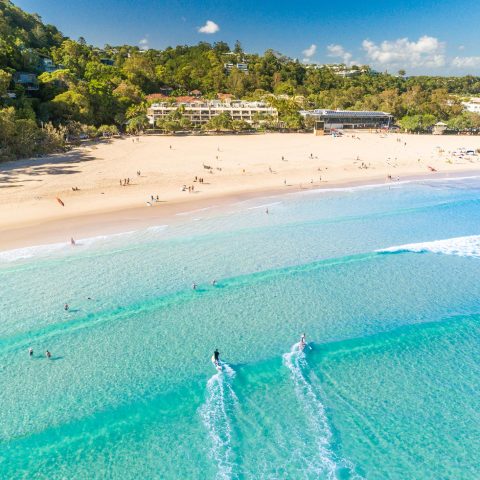 Surfing In Noosa Heads