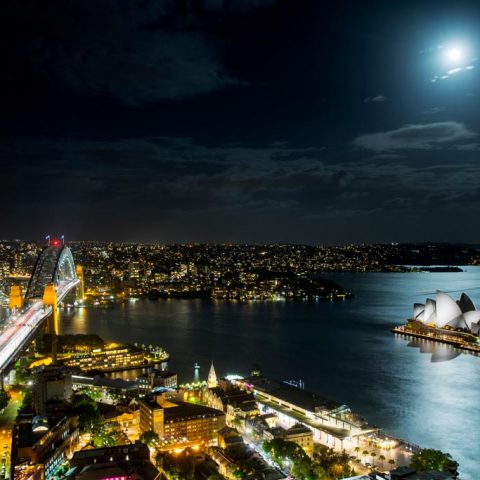 Sydney Harbour By Night, New South Wales