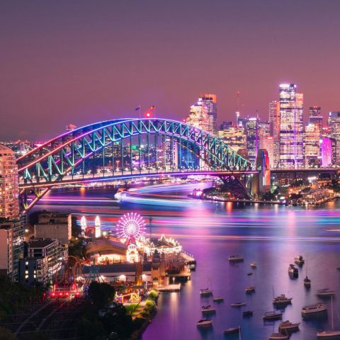 Gorgeous Sydney Harbour During Vivid, New South Wales