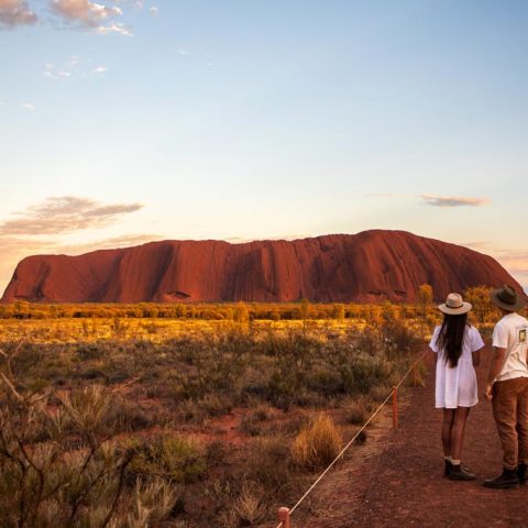 Hiking Around Uluru